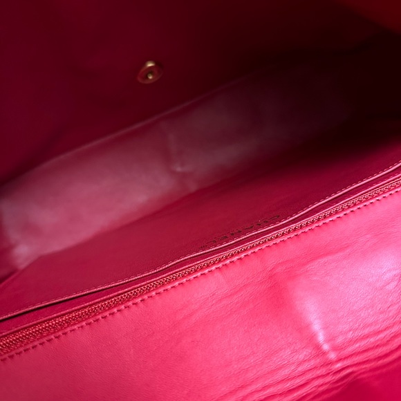 SOLD - Chanel Classic Single Flap Jumbo Red - Picture 7 of 11